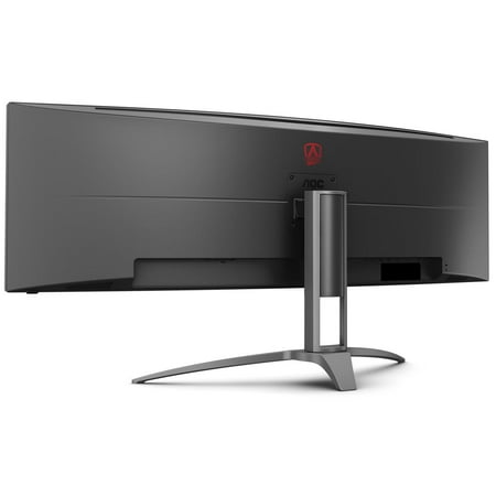 AOC - AG493UCX2 49" LCD 4K UWHD Gaming Monitor - Black/Red