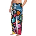thumbnail image 2 of Xecao Underwater Diving Animals Men's Straight Lounge Pajama Pants: The Ultimate in Comfortable Sleepwear, 2 of 9