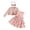 hwj# Pink254, variant on Huowey Toddler Girls Easter 3 Piece Outfits Solid Color Knitted Button Down Vest Cardigan Ribbed Tops Shirts Flower Ruffled Shorts Stylish Spring Summer Clothes Sets,Hot Pink,18-24 Months