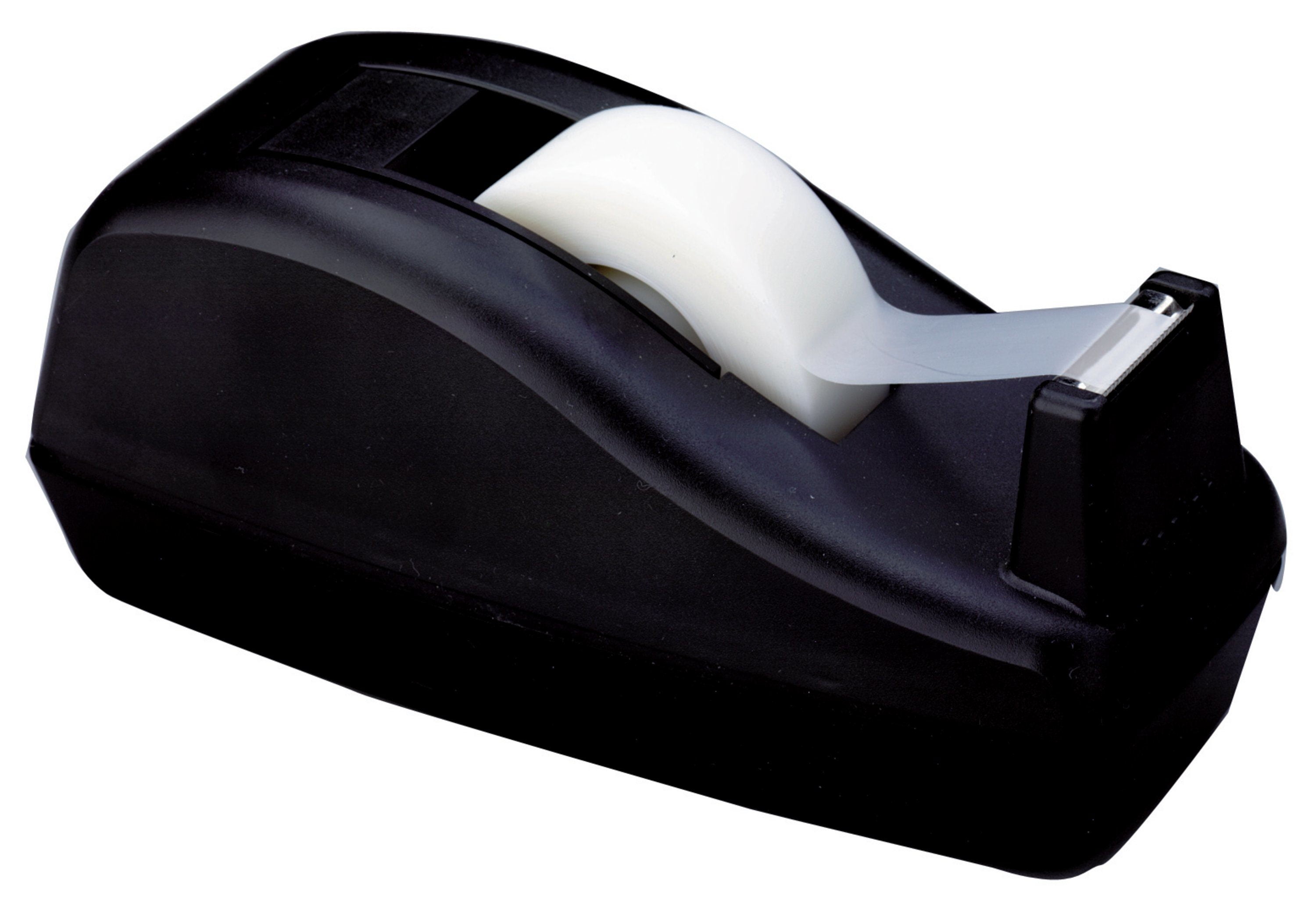 Scotch Deluxe Desk Tape Dispenser, Black C40, 25mm Core Up To 19mm Wide