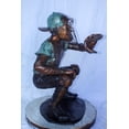thumbnail image 4 of Nifao Baseball Catcher bronze statue, Dynamic Sports Decor – Home Decor Sculpture, 26"L x 23"W x 34"H, 4 of 9