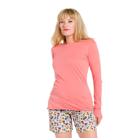 Crew Neck Long Sleeve Top