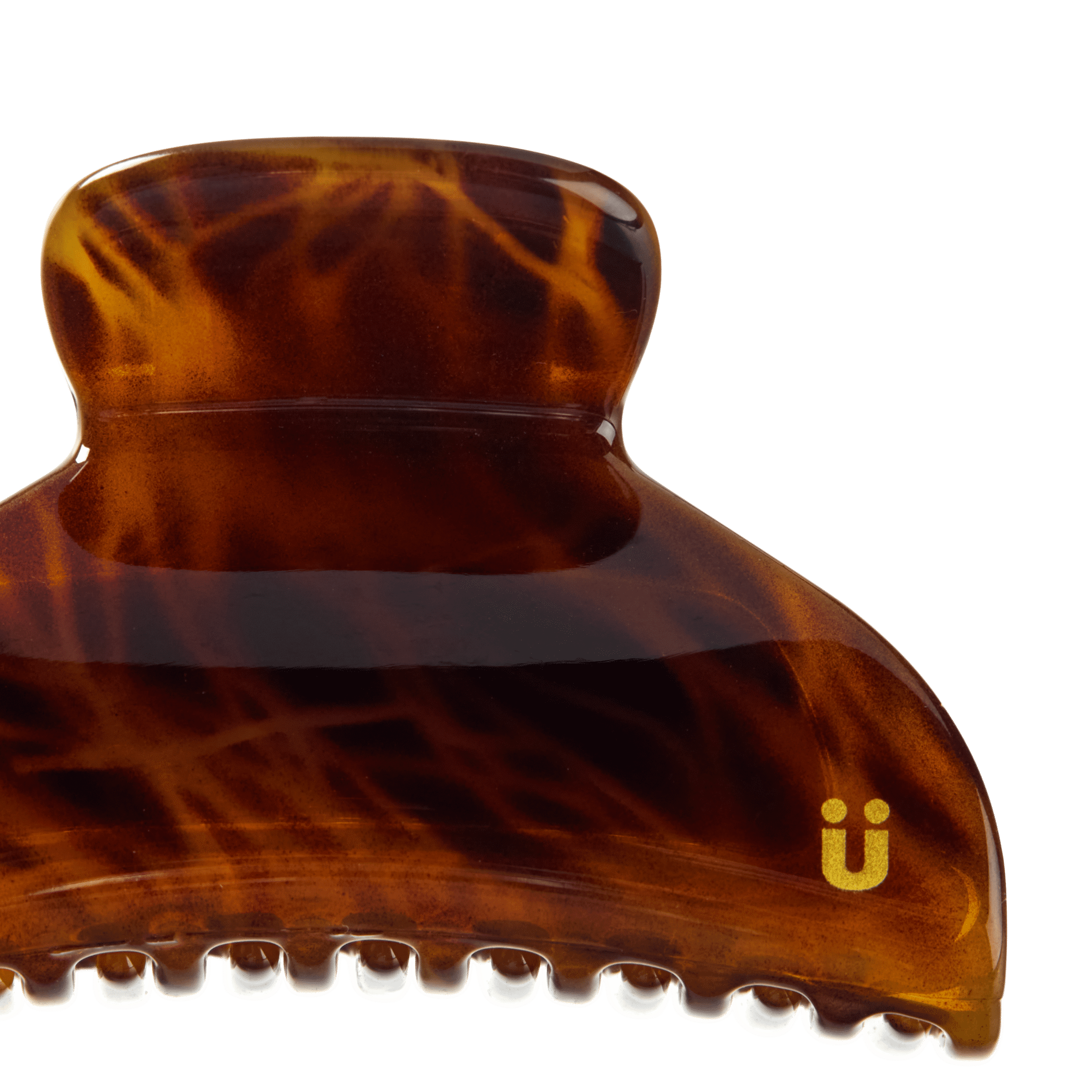 Scunci Luxe by Conair No-Slip Grip Mini Claw Clips, Tiger Tortoiseshell & Neutral Sand, 2 Count