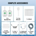 thumbnail image 6 of KFFKFF Industrial Snowflake Ice Appliance, 397LBS/24H Snowflake Ice Creator, Metallic Ice Crushing Device, Powered Ice Cone Fabricator, Fluid Cooling Mechanism for Quick Heat Reduction, Ice Cream, 6 of 9