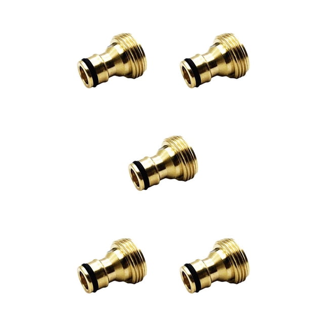 Speravity Adaptador de manguera de latón resistente 3/4, accesorios de conexión, pieza de conexión de tubo de unión, reemplazo de boquilla, Type2 NO2