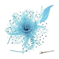 thumbnail image 2 of Pearl Vintage Fascinator Headband with Mesh Ribbons and Feathers, Tea Party Hair Clip for Women, Elegant Cocktail Hat, One Size, 4.72 Inches, 1 Pc, 2 of 6