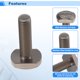 thumbnail image 4 of Tornillo en forma de T para portaequipajes de coche Unique Bargains M12 con tuercas, arandelas, tornillos de riel para portaequipajes de carga de acero inoxidable 2Pcs, 4 of 7