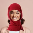 thumbnail image 5 of Women Muslim Hijab Scarf Decorative Hijab Scarf Arab Hijab Scarf for Lady, 5 of 6