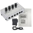thumbnail image 3 of HA400 Ultra-compact 4 Channels Mini Audio Stereo Headphone Amplifier with Power Adapter, 3 of 7