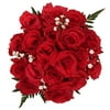 Valentine's Day 1 Dozen Classic Red Roses with Designer Vase