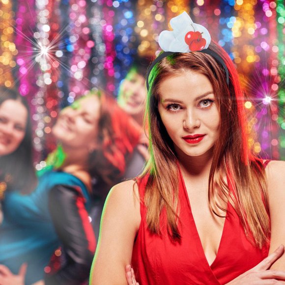 CRILSTYLEO Diadema De Multicolor Para Cosplay Y Fiesta Con Material Suave Y Cómodo