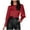 Wine, variant on Dressy Tops for Women Elegant Lantern Long Sleeve Business Casual Shirts Satin Solid Color Formal Evening Party Blouses