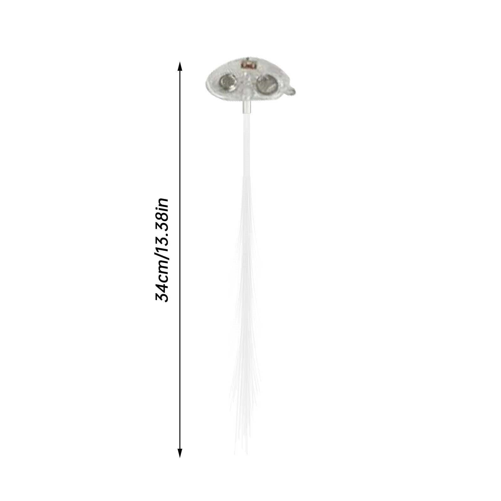 Kit Accessoires Lumineux Pour Cheveux – 16 Pièces : Tresses LED, Pinces Papillon Et Bracelets Fluos, Piles Incluses