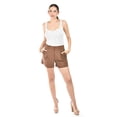 thumbnail image 4 of Short de vestir con pinzas Roman Fashion/ Juvenil, 31404 (Cafe) cafe EG, 4 of 5