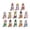 A003- Clear (Tabby Cat), variant on 13 Pack, Interchangeable Seasonal Decor Tabby Cat Figurine Set, Cat Decor for Home for All Holiday Occasions Christmas Halloween Easter Valentine's Day St Patricks Day Patriotic