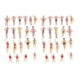 thumbnail image 1 of 40x Pintado 1/50 Playa Multitud O Calibre Personas Modelo Conjunto de Arena Diorama Hugo Figuras de personas pintadas en escala O, 1 of 9