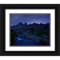 thumbnail image 1 of Xu, Mei 14x12 Black Ornate Wood Framed with Double Matting Museum Art Print Titled - Sleepless under Zodiac Ridge, 1 of 4