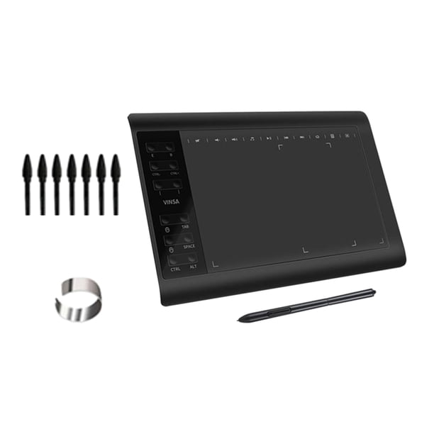 Tableta de Dibujo Gráfico Lápiz Sin 8192 Soporte de Presión de Lápiz para Windows - Opción 1 Sunnimix Tableta gráfica