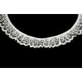 thumbnail image 1 of Lily 1",1.75",2.25" White Floral Ruffled Raschel Lace Trim Wholesale Lot Notions, 1 of 3