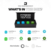 Jawzrsize Pop N Go Athletic Transformation Bundle with 4 Levels of Bite Resistance| Perfect for your Face and Jaw