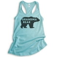 thumbnail image 1 of Grandma Bear Tank Top, Ladies Racerback Tank Top, Grandma Tank, Grandmother Tank, Cancun, Small, 1 of 3