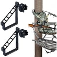 thumbnail image 1 of 2 Pack Metal Heavy Duty Tree Stand Gun Holder Rustproof Hunting Bow Holder Treestand Gun Rest Rifle Holder for Climbing Tree Stand Hunting, Adjustable Universal Treestand Gear Hanger, 1 of 7