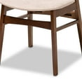 thumbnail image 6 of Mid-Century Modern Transitional Fabric Upholstered 5-Piece Dining Set with Faux Marble Dining Table, 6 of 9