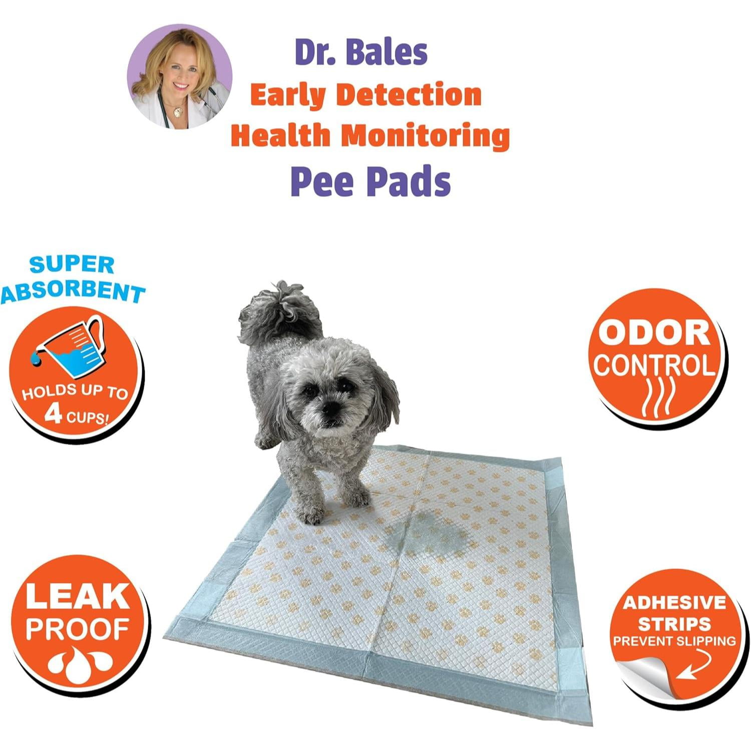 SPOT Dr. Bales Early Detection Health Monitoring Pee Pads 50 Pack for Dogs