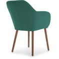 thumbnail image 4 of Elle Decor Roux Arm Chair in French Turquoise, 4 of 10