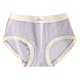 thumbnail image 1 of Gibobby Calzoncillos hipster Las mujeres en la cintura son algodón ahuecado y levantan las nalgas bragas breves puras (Azul, L), 1 of 4