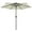 Sand White, variant on vidaXL Garden Parasol Anthracite Polyester fabric, aluminum pole