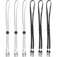 thumbnail image 1 of DAMAIE Attache-Chapeau Réglable Noir et Gris avec Sangle de Menton (6 Pack), 1 of 7