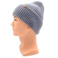 thumbnail image 3 of Empire Cove Womens Ribbed Knit Cuff Beanie Light Gray, 3 of 4