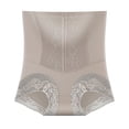 thumbnail image 2 of Joernso Women Underpants High Waist Lace Embroidery Flower Tummy-control Butt-lifted Thin Soft Anti-septic Great Elasticity Breathable Postpatrum Panties Lady Underwear, 2 of 8