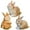 style4, variant on ICERUN 3Pcs Garden Statues,Resin Little Rabbit Sculpture Garden Art,Lawn Accent Statues Yard Decorations Outdoor,Style1