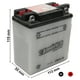 thumbnail image 2 of America 3L-B 12V 3Ah Bci para Moto, 2 of 5