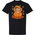 thumbnail image 3 of Inktastic Owl in a Pumpkin Cute for Halloween and Thanksgiving T-Shirt, 3 of 5