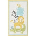 thumbnail image 2 of Unique Loom Whimsy Kids Collection Area Rug - Animals (2' 2" x 3' 11" Runner Ivory/Yellow) Perfect For Kids Bed Room/Nursery Room/Living Room/Class Room/Play Room, 2 of 5