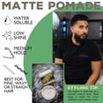 thumbnail image 3 of Pomada Suavecito Mate 2 Piezas 8 Onzas, 3 of 5