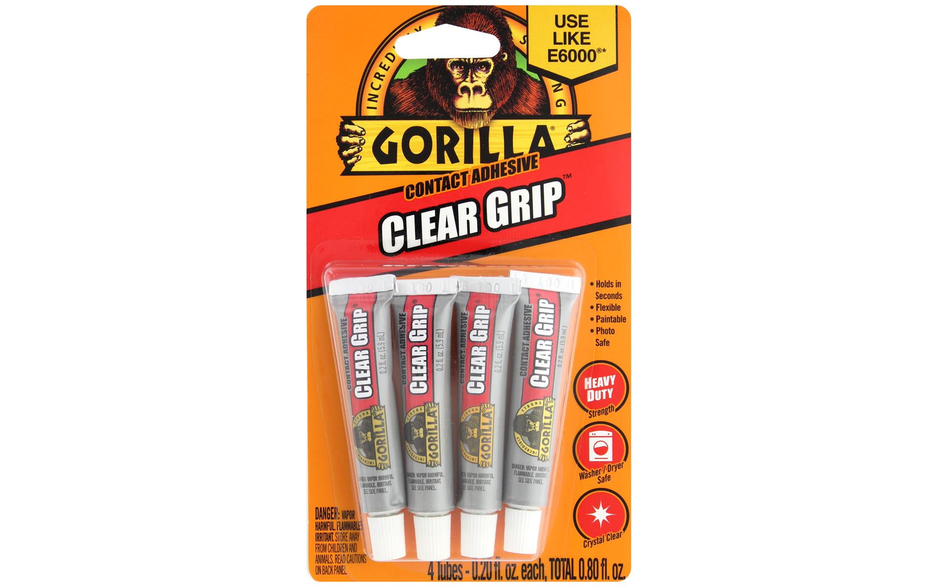 Gorilla Glue Contact Adhesive Clear Grip Mini 4Pc Walmart Canada