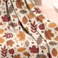 thumbnail image 3 of Autumn Fall Leaves Pattern Blanket,Comfortable Soft Lamb Wool Throw Blanket,All Season,Warm Lightweight Blankets for Sofa Bed Couch Living Room Chair,50"x60", 3 of 4