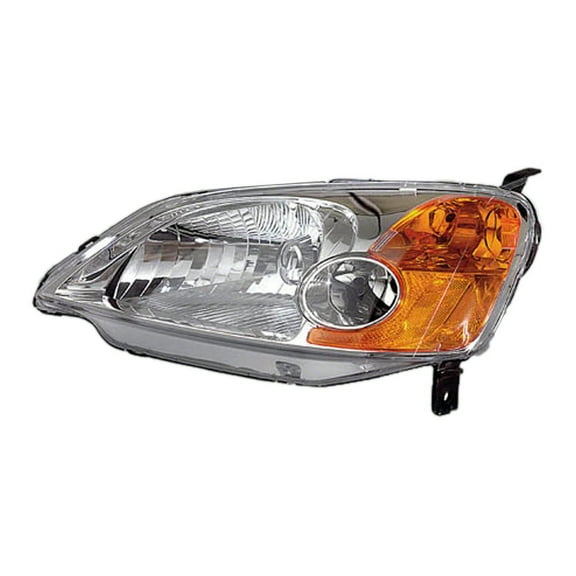 KAI New Economy Replacement Driver Side Headlight Lens And Housing, Fits 2001-2003 Honda Civic Sedan