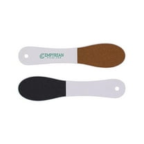 Made in USA, Empyrean Files Premium Foot File, 1 Piece, Black 080/100 Gold Grit, Paddle Shape