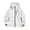 White, variant on SHTXOZHI Windbreaker Jackets for Men Lightweight Waterproof Hooded Coat Zip Up Outdoor Outwear
