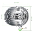 thumbnail image 3 of Double Head Outdoor Heater Portable Infrared Ray Camping Heating Stove Warmer Heating Gas Stove with Foldable Canister Stand, 3 of 5