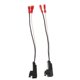 thumbnail image 1 of 2 Arneses de Cables de de Altavoces de sonido de 2 Piezas 175 para Adaptador de Vehículos Cola Arnés de cableado del altavoz del coche, 1 of 8