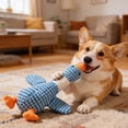 thumbnail image 4 of PoyoKee Dog Toys for Aggressive Chewers, Squeaky Puppy Toys to Keep Them Busy, Soft Tough, Teething Chew Puppy Essentials for Small Large, Blue, 4 of 7