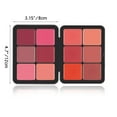 thumbnail image 1 of EGNMCR Blush 12 Color 16 Color Iron Box Powder Blusher Skin Friendly Brightening Multi-color Rouge Concealer face rouge, 1 of 2