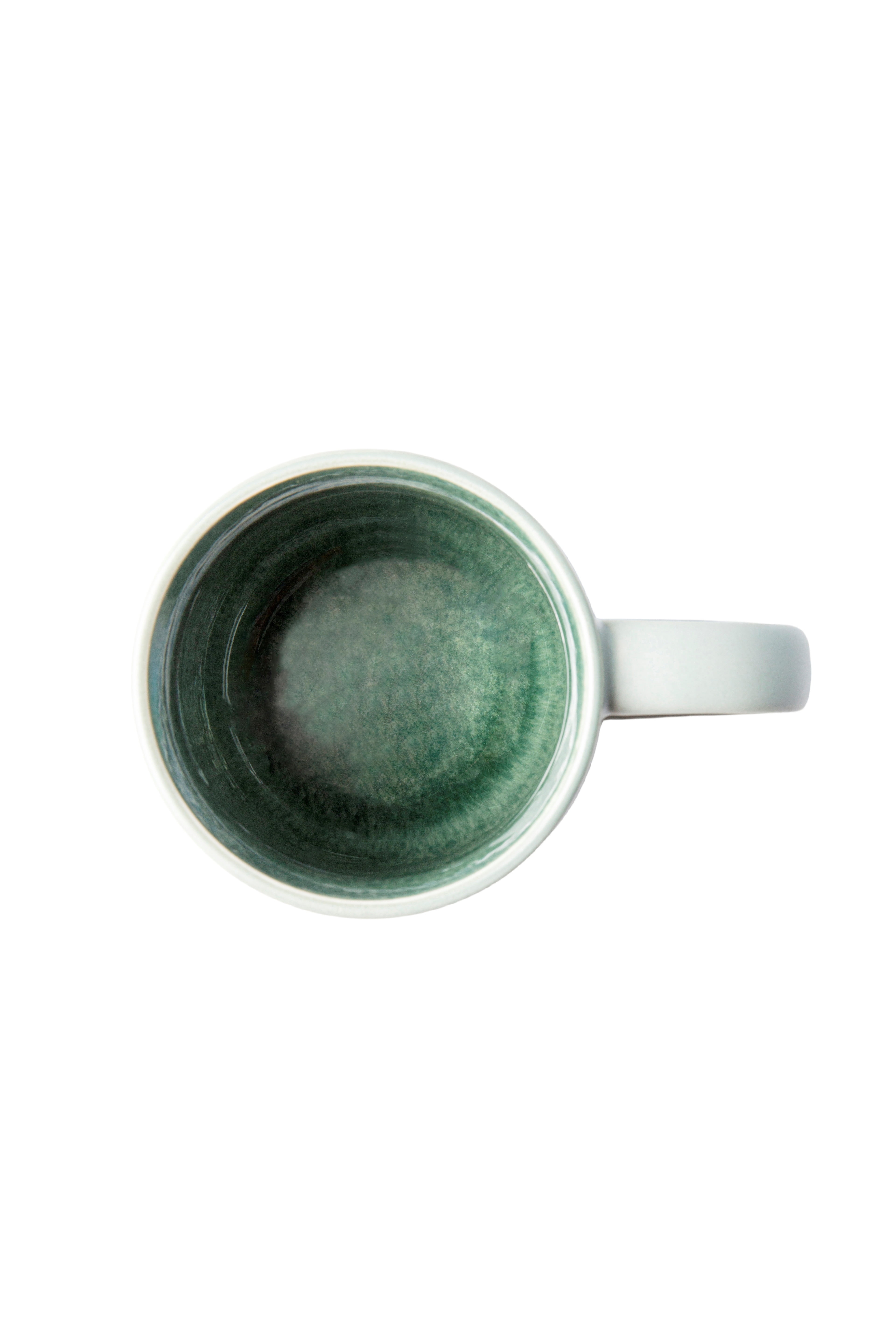 Better Homes & Gardens-Parker Green Stackable Stoneware Coffee Mug, 12 oz