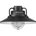 thumbnail image 5 of RRRS14-SB-Millennium Lighting-R Series - 1 Light Stem Hung Railroad Shade-9.5 Inch Tall and 14 Inch Wide-Satin Black Finish, 5 of 7